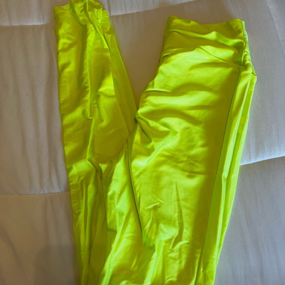 Fashion Nova Neon Yellow Leggings